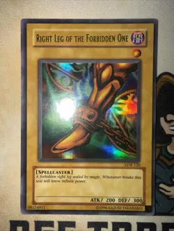 Right Leg of the Forbidden One - LOB-120 - Ultra Rare - Unlimited - Yugioh HP - Image 2