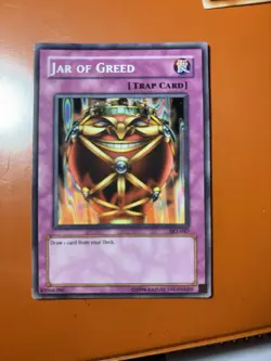 Yu-Gi-Oh SKE-047 Jar of Greed Common Short Print LP-NM Condition - Image 1