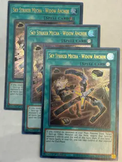 YUGIOH-3x- Sky Striker Mecha - Widow Anchor - MAMA-EN010 - Ultra Rare (PLAYSET) - Image 1