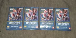 Lot Of 4 One Piece OP-03 Pillars Of Strength Sealed Booster Packs English NEW - Image 1