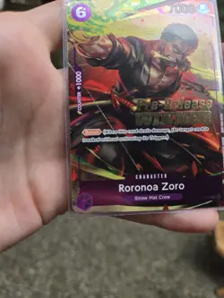 One Piece CCG Roronoa Zoro Pre-Release Winner Promo P-045 - Image 4