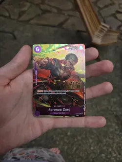 One Piece CCG Roronoa Zoro Pre-Release Winner Promo P-045 - Image 5
