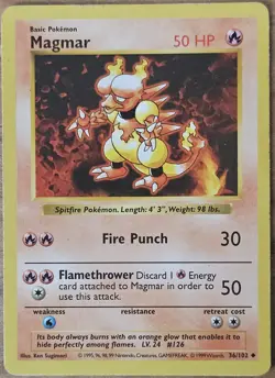 Vintage Pokemon TCG WoTC Shadowless Lot - 6 Cards - Image 4