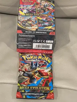 Pokemon TCG ME01 Mega Evolution Booster Bundle Sealed New 1 Extra game card pack - Image 2