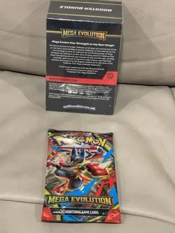 Pokemon TCG ME01 Mega Evolution Booster Bundle Sealed New 1 Extra game card pack - Image 3