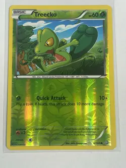 Treecko 6/160 Pokemon TCG Card Primal Clash Reverse Holo Rare NM - Image 1