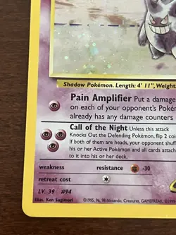 Pokemon TCG Sabrina's Gengar Gym Challenge Holo Card 14/132 Vintage - Image 5