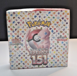 Pokemon Japanese sv2a Pokemon Card 151 Booster Box Sealed Dented Save$ 190327 - Image 1