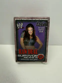 New 2003 WWE Survivor Series 2 Raw Deal Lita 61 Card Starter Deck - Image 1