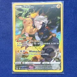 Pokemon Swsh11: Lost Origin Pikachu TG05/TG30 Full Art Ultra Rare Holo 2022 - Image 1