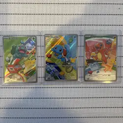 Kanto Starters First Partner Illustration Promos 30th Anniversary Pokemon NM TCG - Image 1