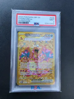 Pokemon TCG Charizard ex Obsidian Flames 228/197 Hyper Rare Holo PSA 9 - Image 1