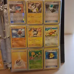 Pokemon TCG Black & White Lot of 9, Emolga, Solrock, Teddiursa, Trainer, Energy - Image 1