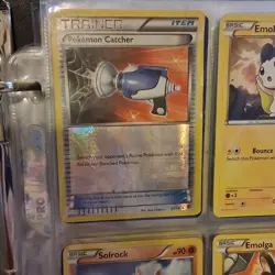 Pokemon TCG Black & White Lot of 9, Emolga, Solrock, Teddiursa, Trainer, Energy - Image 2