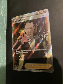 Pokemon Sword & Shield Rebel Clash Giovanni boss’s Orders 189/192 mint full art - Image 2
