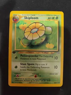 Pokemon Skiploom 1st Edition Neo Genesis 49/111 WotC 2000 Uncommon Vintage TCG - Image 1