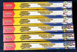Pokemon Ascended Heroes Premium Poster Collection New Sealed x6, Read - Image 3