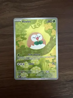 Pokemon TCG Perfect Order Rowlet 090/088 Illustration Rare Near Mint - Image 1