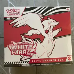 Pokemon TCG : White Flare Elite Trainer Box ETB Reshiram New Factory Sealed - Image 1