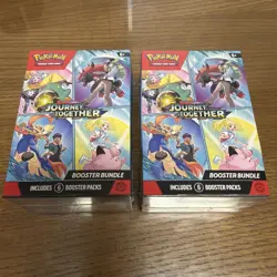 Pokemon TCG Journey Together Booster Bundle Box - SEALED - Lot of 2 - Image 1