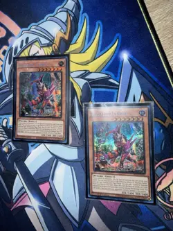 x2 Kashtira Fenrir MP23-EN163 1st Edition NM Prismatic Secret Rare - Image 1