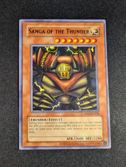 Yugioh - Sanga Of The Thunder RP01-EN030 Rare (Reprint) NM - Image 1