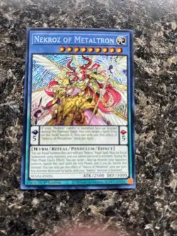 Yu-Gi-Oh Nekroz of Metaltron 1st Edition Secret Rare BLMM-EN026 - Image 1