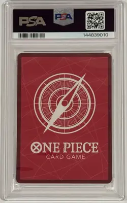 2024 One Piece Monkey D. Luffy ST13-003 Leader Black White Alternate Art PSA 10 - Image 2