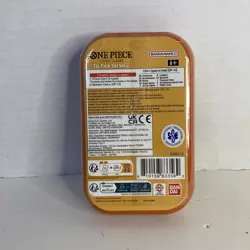 One Piece Tin Pack Set Vol. 2 Portgas D. Ace Tin Factory Sealed! - Image 2