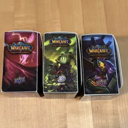 Lot Of 3 World of Warcraft Empty Deck Boxes Fields Of Honor Legion Betrayer - Image 5
