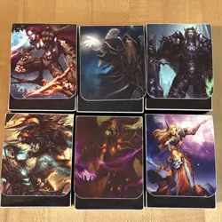 World of Warcraft Class - 6 Empty Deck Boxes + Dividers - Expansion - Image 1
