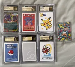 Pokemon CGC Graded Card Lot 6 cards total - Image 1