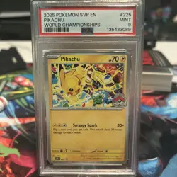 Pikachu - 225 (World Championship 2025) 225 Sv: Scarlet & Violet Promo Cards - Image 1