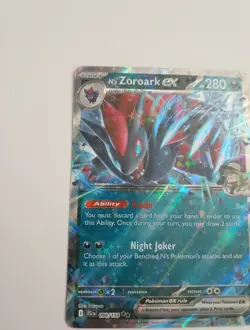 Pokemon TCG N's Zoroark EX Double Rare Holo Card 098/159 SV09 Journey Together - Image 5