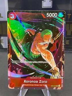 One Piece Roronoa Zoro (Gift Collection 2023) ST01-013 Promotion Card Foil - Image 1