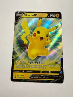 Pikachu V - Promo SWSH: Sword & Shield Promo Cards SWSH198 NM - Image 1