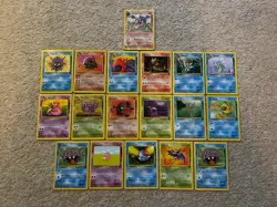 Pokemon TCG WOTC Base Fossil Bundle Joblot 18x cards including rare Aerodactyl - Image 1