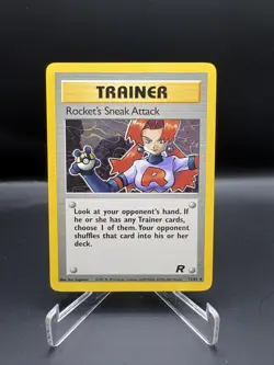 Pokemon Cards Rocket's Sneak Attack 72/82 Unlimited WOTC Team Rocket Rare LP/NM - Image 1