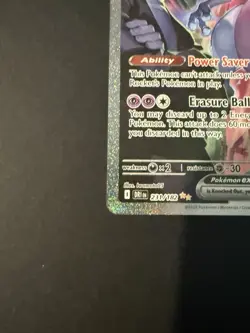 Team Rocket’s Mewtwo ex 231/182 Full Art Pokemon Card Secret Rare Sleeve Protect - Image 5