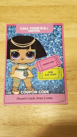 LOL SURPRISE! Dance Off Collectors Card - Coupon Code #224 - Image 1