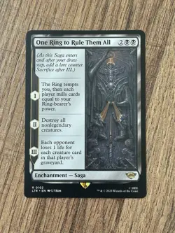 MTG LOTR One Ring to Rule Them All Magic The Gathering 102 LP - Image 1
