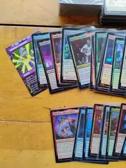 Lot of TMNT MTG Foil Uncommon & Commons, Bulk Non-Foil + Sealed Pack of 90 Lands - Image 5