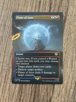 Magic: The Gathering LOTR Flame of Anor Borderless LP R 406 - Image 1