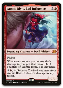 Auntie Blyte, Bad Influence #30 (NM) Jumpstart 2022 J22 Magic MTG - Image 1