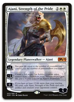 Ajani, Strength of the Pride #2 (NM) Core Set 2020 M20 Magic MTG - Image 1