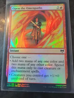 Open the Omenpaths 143/285 Common Foil Kaldheim Magic the Gathering MTG - Image 1