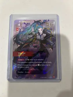 Riftbound Spiritforged Vayne Hunter Overnumbered 223/221 Near Mint - Image 1