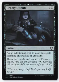 Deadly Dispute Foil C Adventures in the Forgotten Realms 94 NM - Image 1