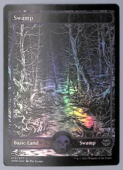 Swamp - Full Art - Foil - 272 - Innistrad: Crimson Vow (VOW) MTG - Image 1