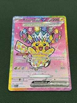 Pikachu ex 277/217 (Special Illustration Rare) Me: Ascended Heroes Holo NM - Image 2